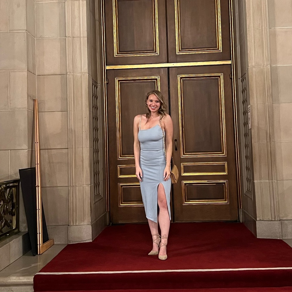 Elegant Blue Women's Jumpsuit